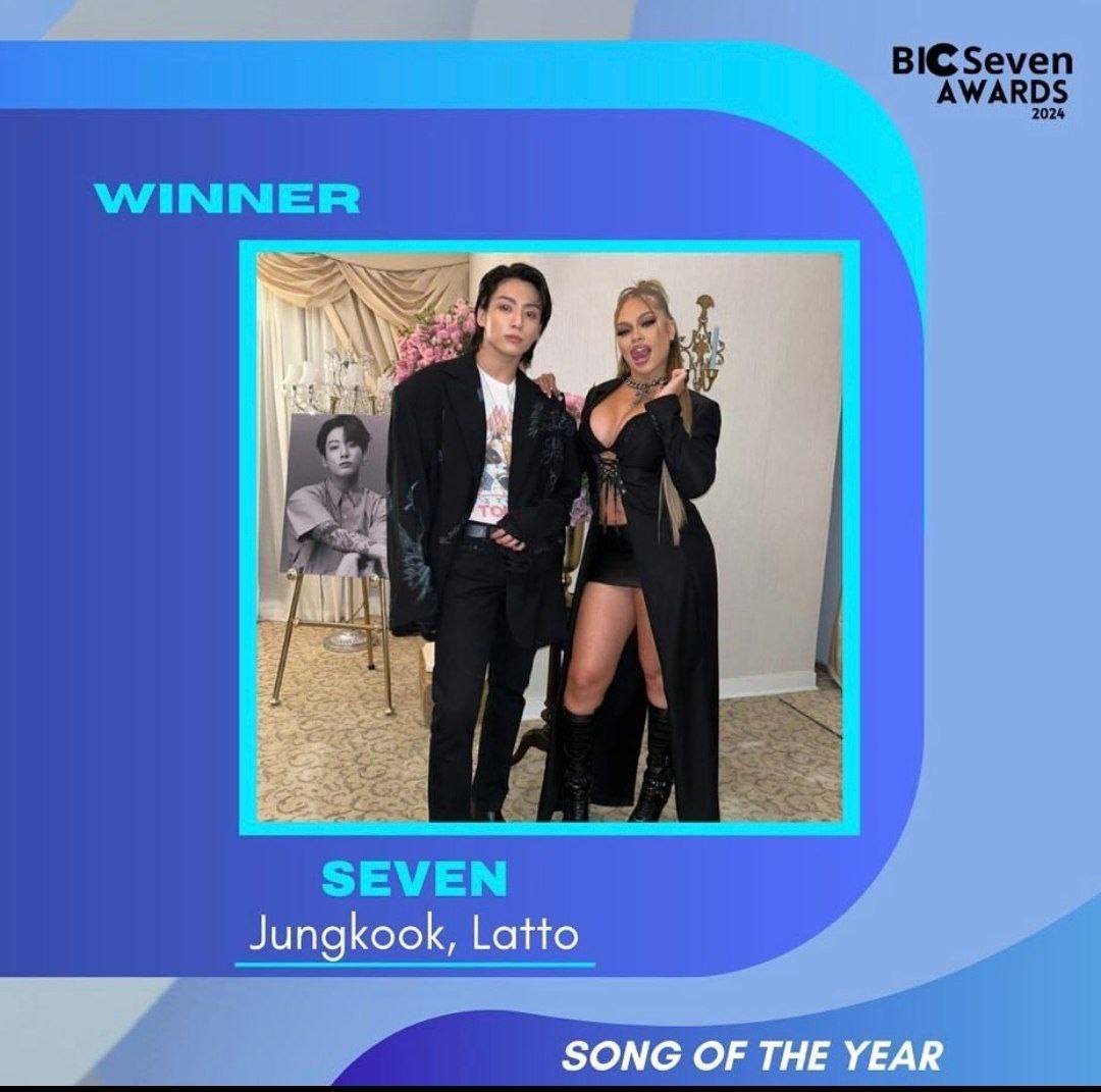 Song Jungkook and Latto won in the nomination &quot;Song of the <b>Year</b>&quot; ...