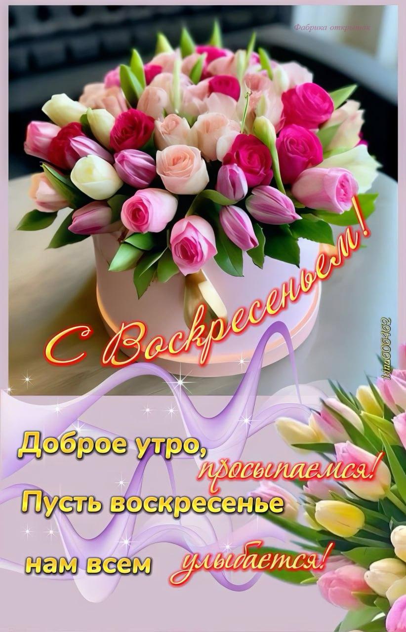 С воскресеньем доброе утро картинки нежные